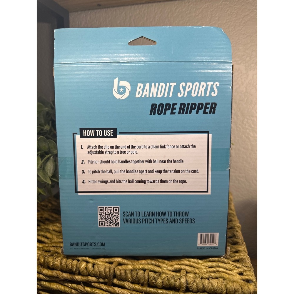 Bandit Sports Rope Ripper Guided‎ Pitch Swing Trainer Baseball Softball - Picture 2 of 2